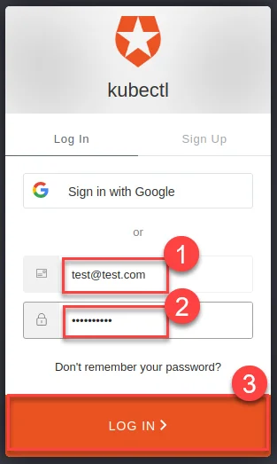 Login through identity provider